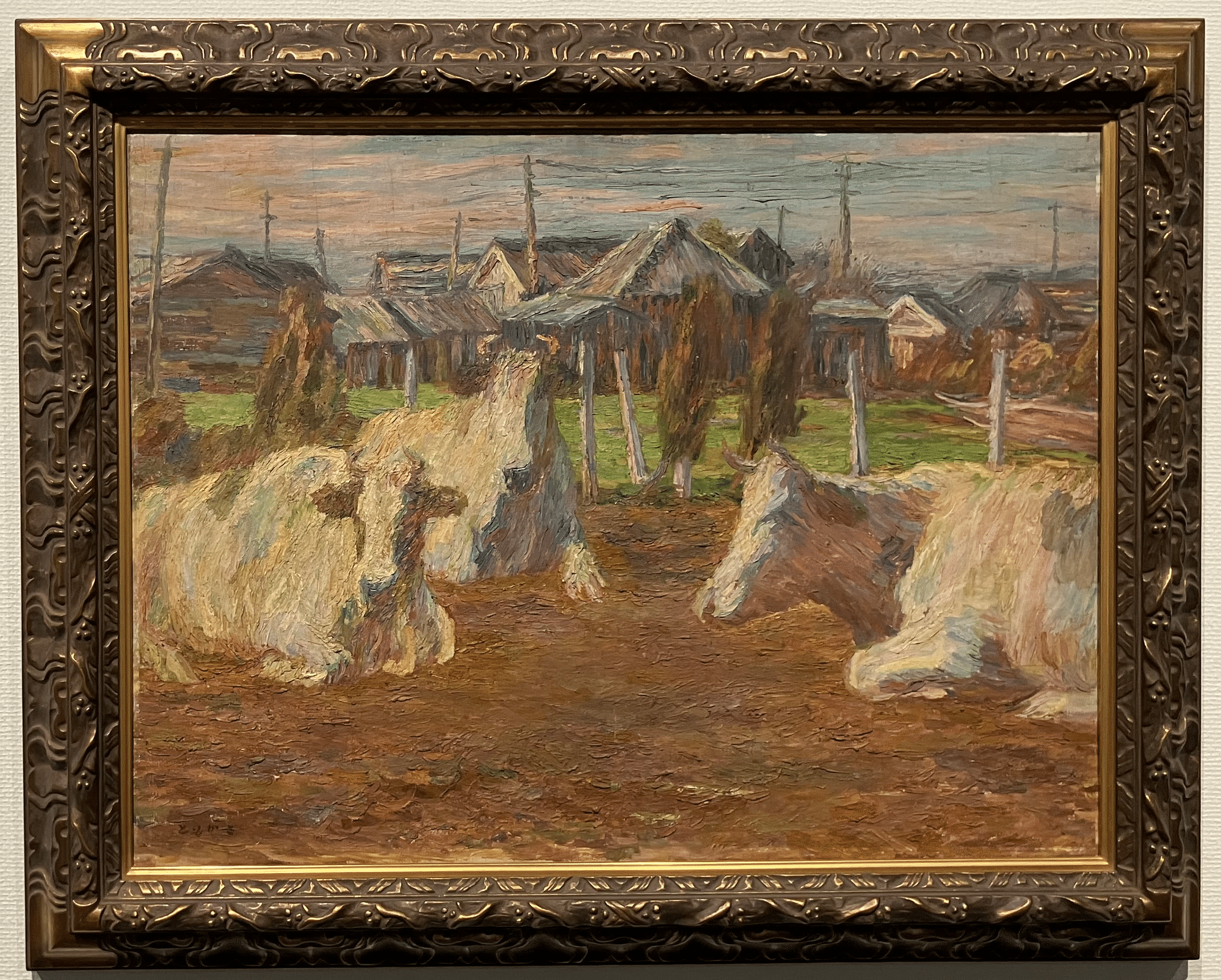 絵画 工芸画 坂本繁二郎(さかもとはんじろう)『みづよりあがるうま 絵画 工芸画 坂本繁二郎(さかもとはんじろう)『みづよりあがるうま