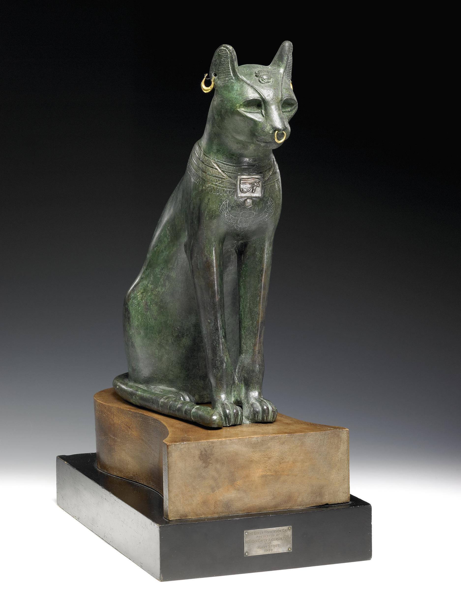 神秘！ネコの女神古代エジプト像・ゲイヤー=アンダーソンの猫