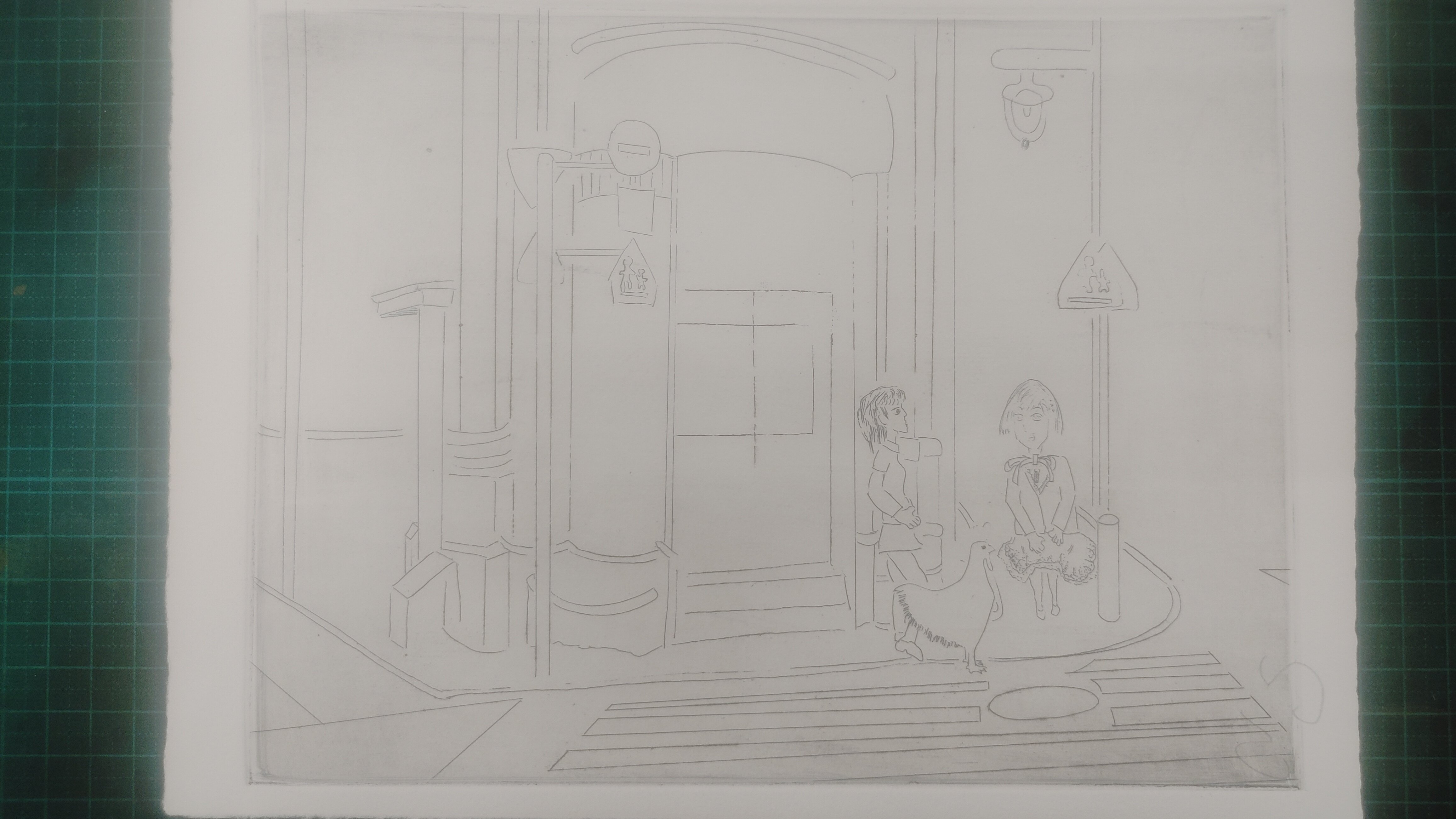 銅版画)「CROSSROADS」ができるまで part5｜佐藤プリン