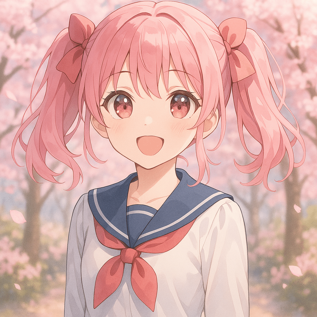 アニメ風女性キャラクターイラスト アニメ風の女性キャラクター 悲しみのイラスト素材 [87357279