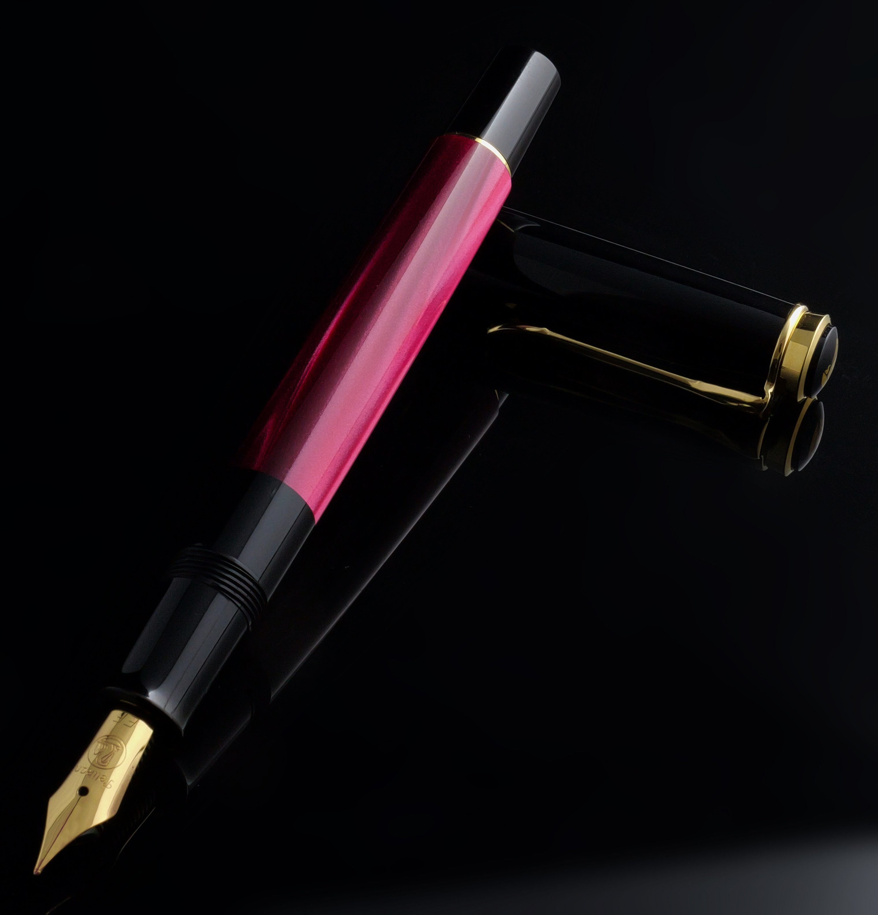 ペリカン PELIKAN 万年筆 マーブル模様 ○ 万年筆 pelikan ペリカン マーブル模様