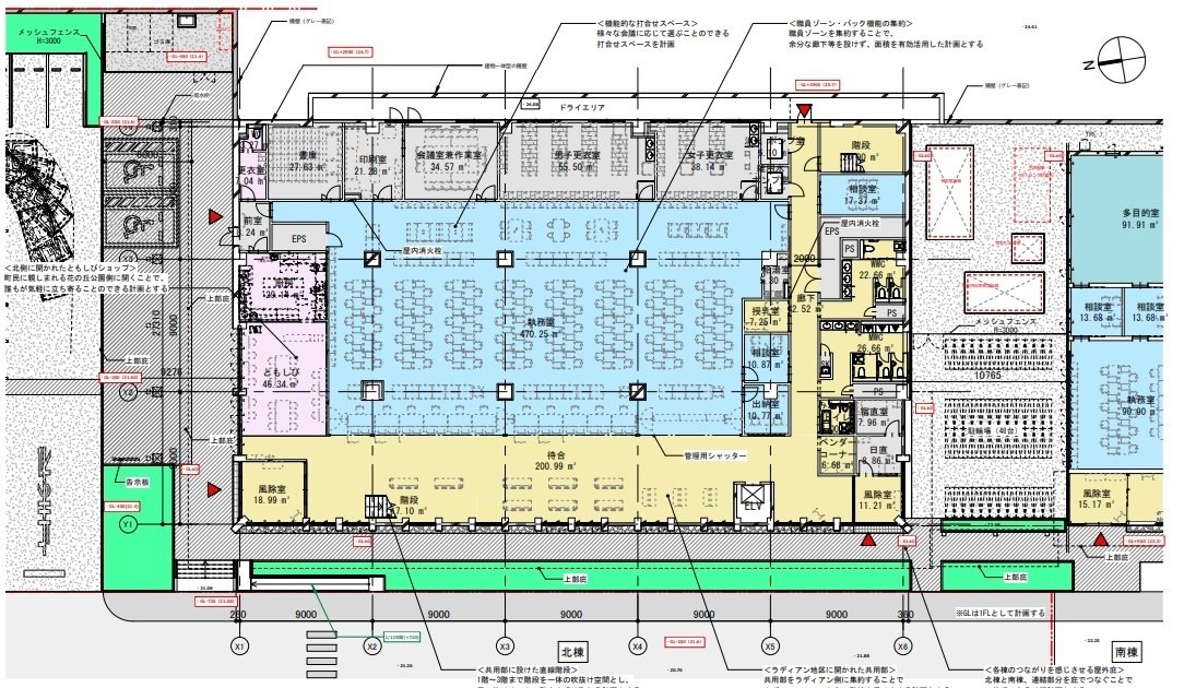 R7製図課題〉庁舎の基礎｜ご飯のお供