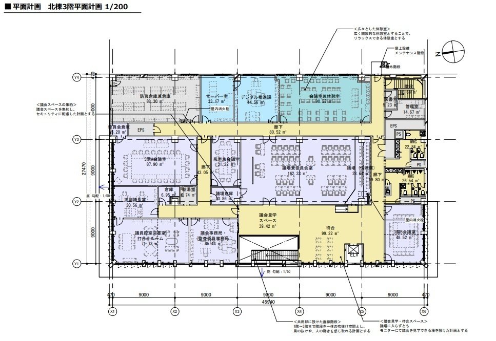 太郎　庁舎 製図課題 オリジナル課題⑥⑦強化課題①② 1級建築士 製図R7庁舎合格するぞ （予測課題1解説：断面図