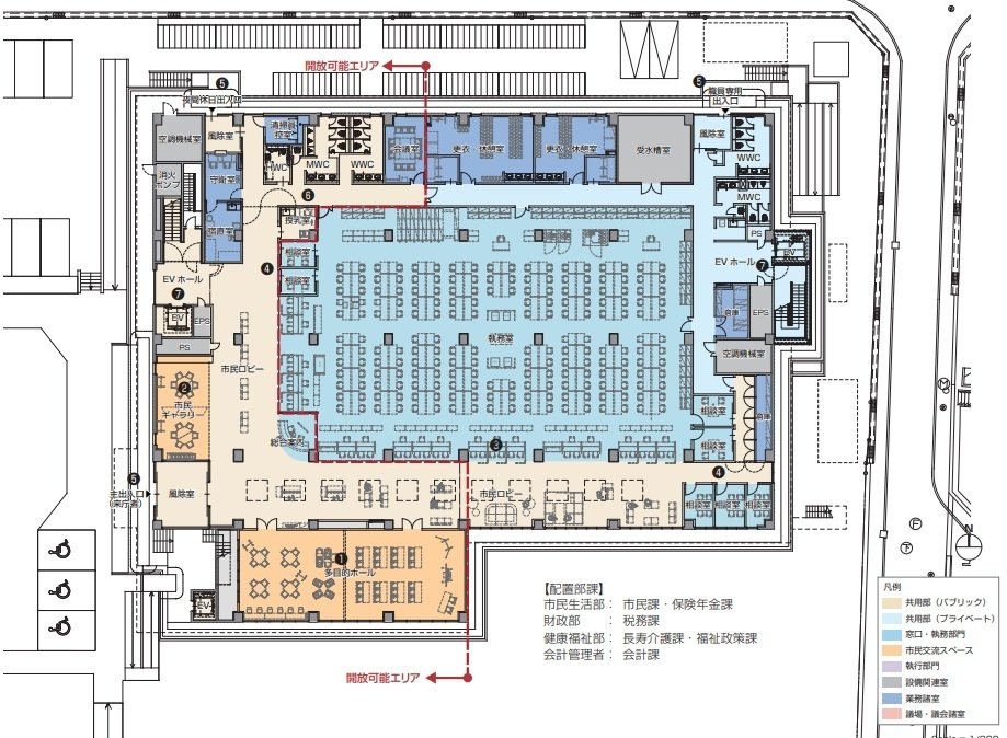 R7製図課題〉庁舎の基礎｜ご飯のお供