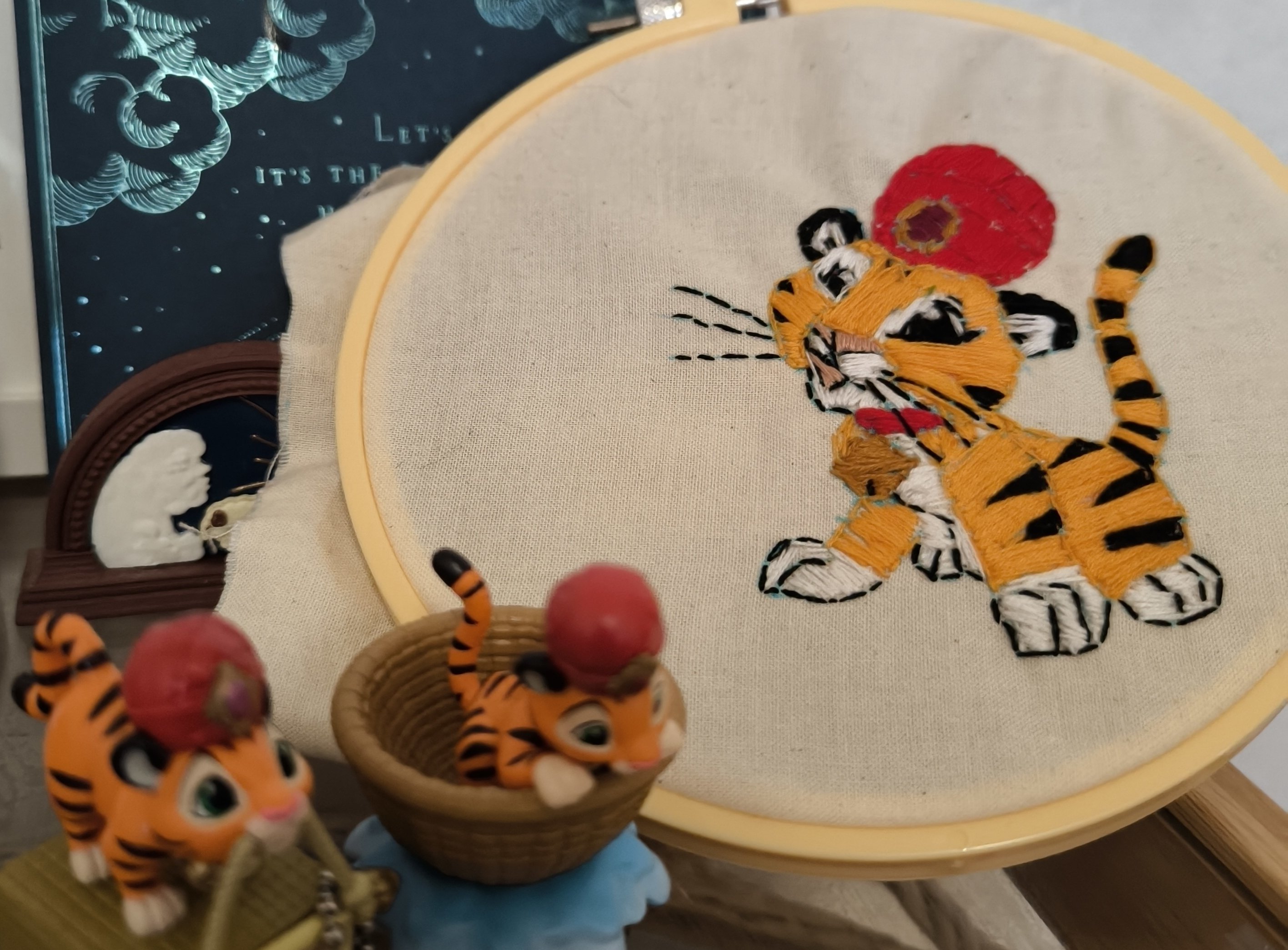 シンドバッド・ストーリーブック・ヴォヤッジ チャンドゥの刺繍