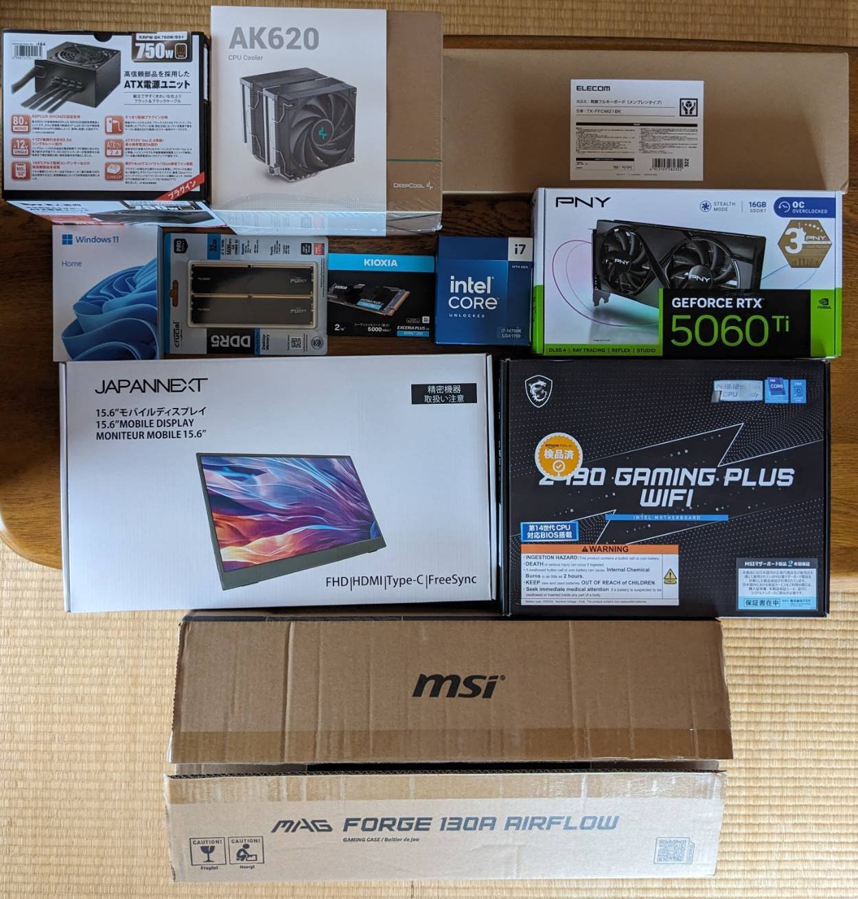 20万越え】i7-14700K＋RTX5060Tiで初めて自作PC組んでみた！！｜ルサマ