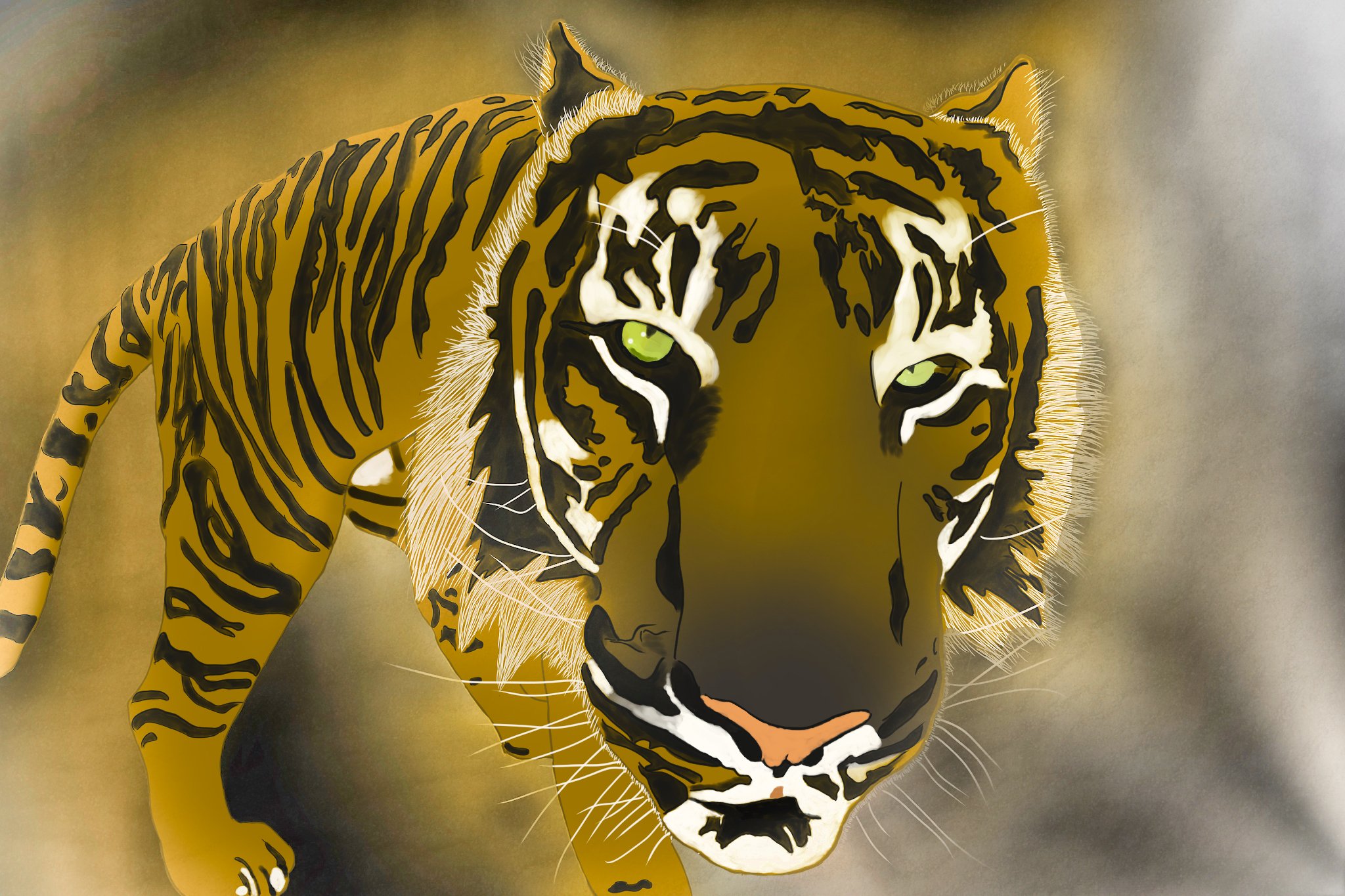 パースペクティブな虎 #2｜YUTA録