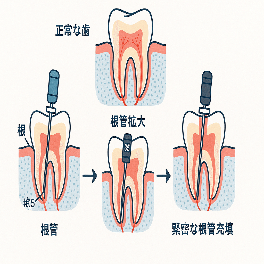 根管治療の成功へ導く：適切な拡大位置の見極め方と5つの実践ステップ