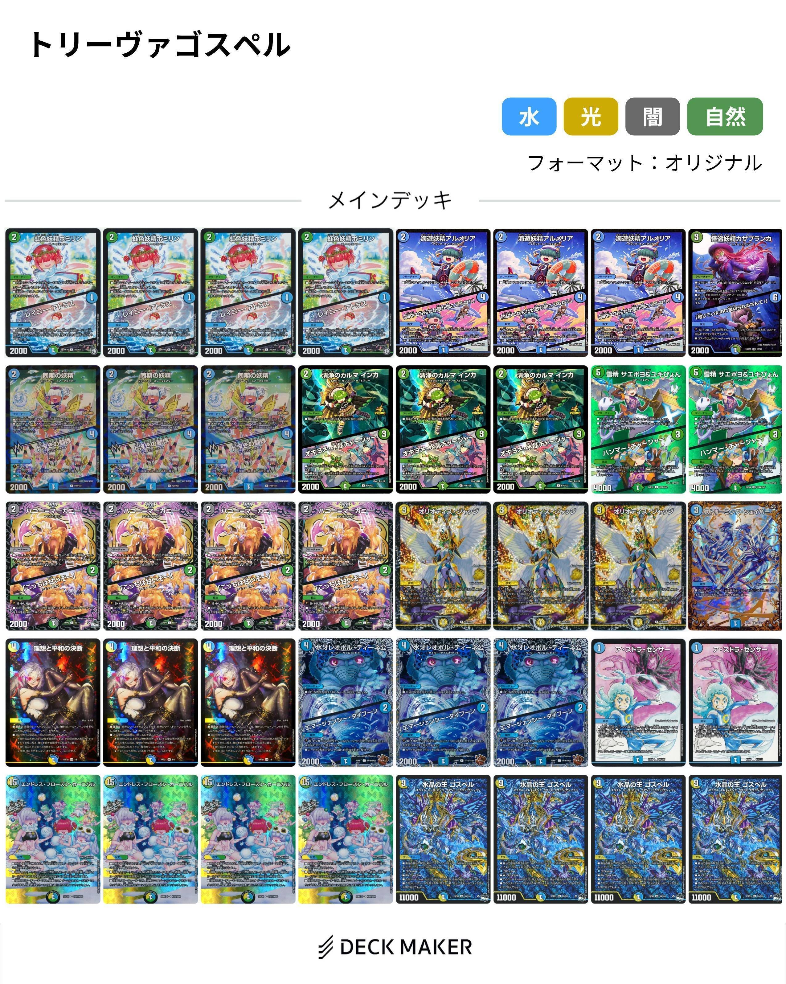 トリーヴァゴスペル　デッキ 今期ずっと愛し続けて使ってたトリーヴァゴスペルの紹介｜醤油