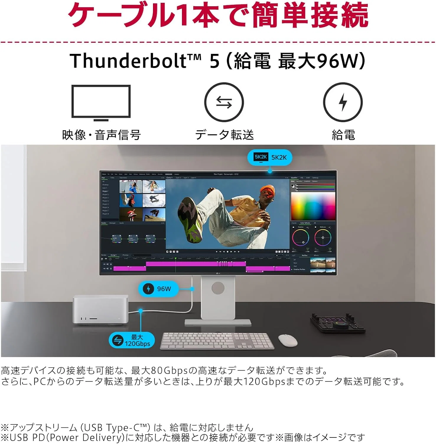 新製品紹介】LG 40U990A-W ーThunderbolt 5搭載 5K2K曲面ウルトラ