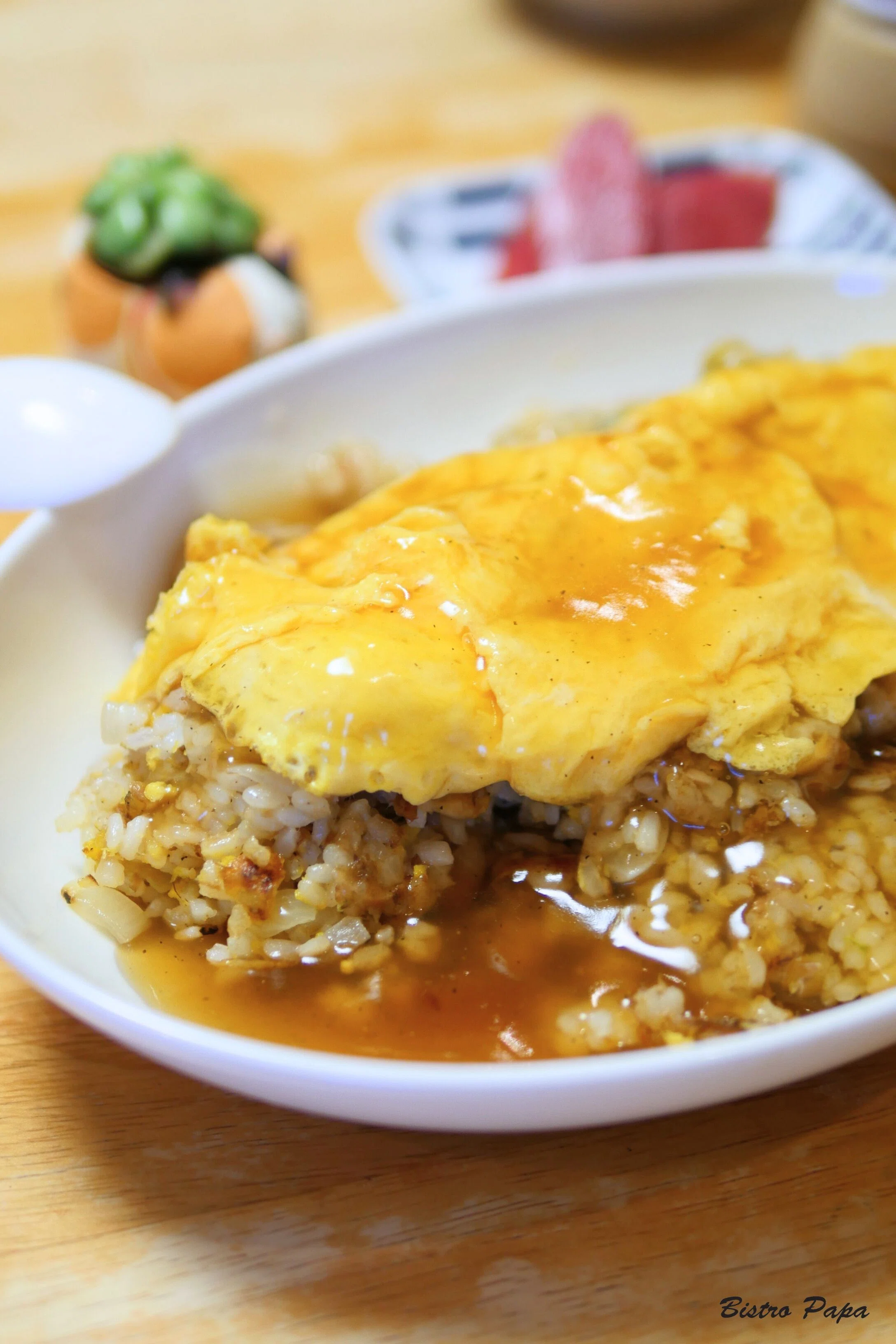 なぜか、ひと手間かかる「天津飯的チャーハン」を作ってしまったよ