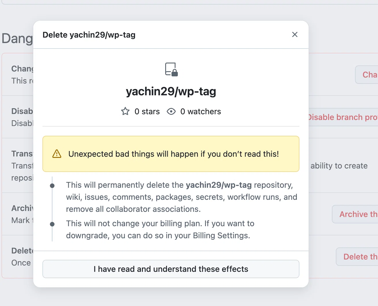 Githubのリポジトリを削除する｜やっちん