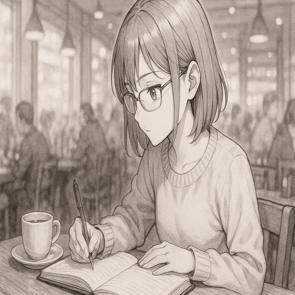 ChatGPTでアニメ風鉛筆画イラスト！青春と日常を画像生成で描く｜田中