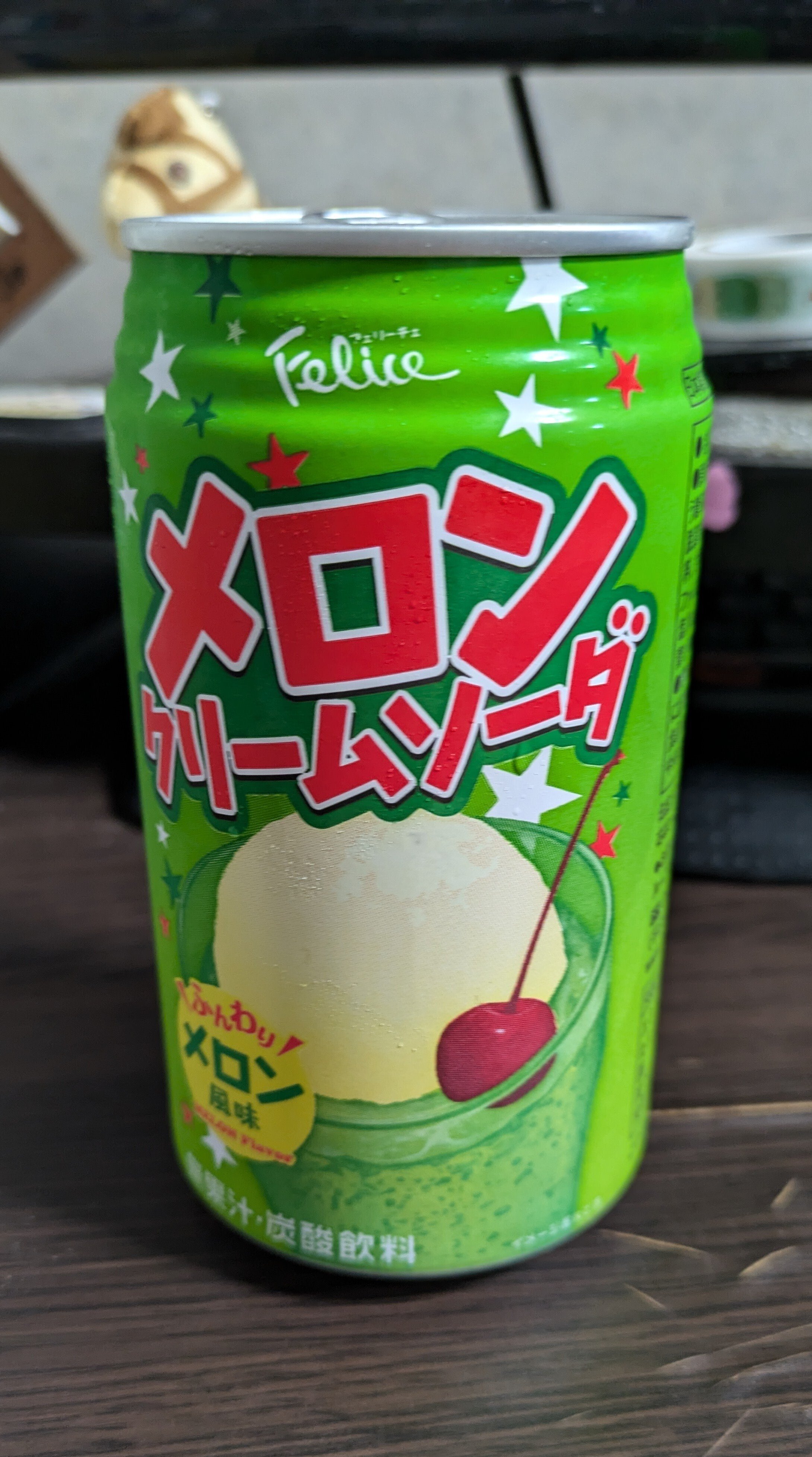 felice(フェリーチェ)メロンクリームソーダ🍈｜メロンソーダ