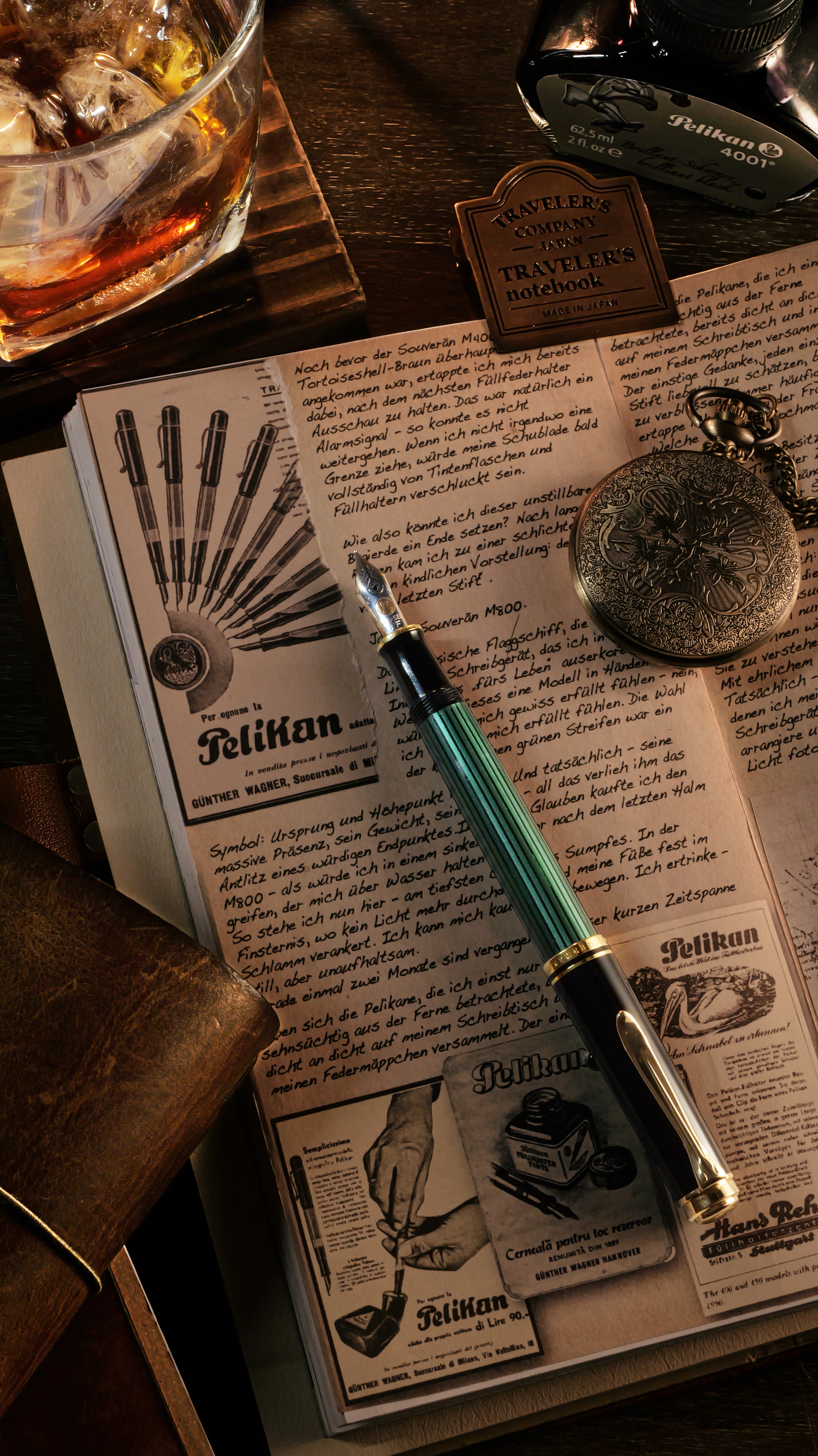 初めてのスーべレーン：Pelikan Souverän M400 Green Stripe｜Hideo
