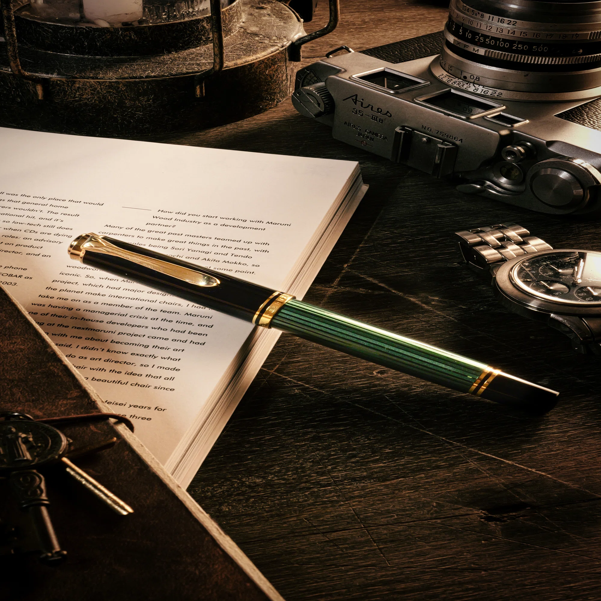 初めてのスーべレーン：Pelikan Souverän M400 Green Stripe｜Hideo 