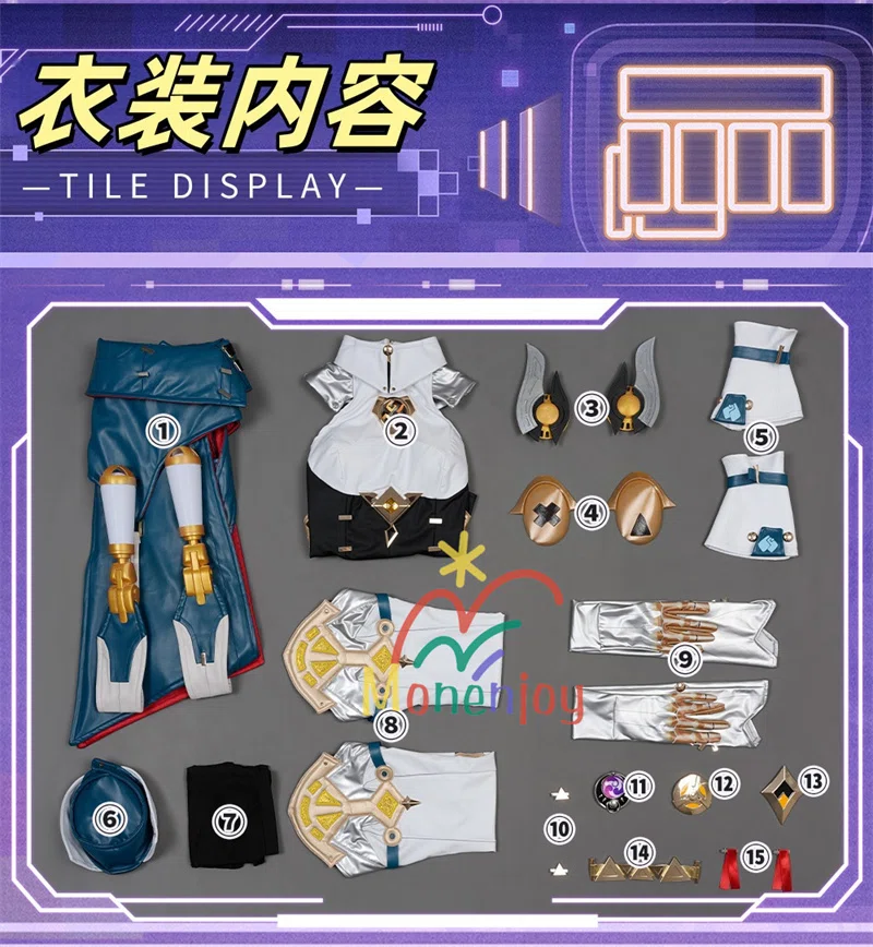 🌟【緊急告知】Monenjoy 原神 イネファ コスプレ衣装 Ineffa ロボット