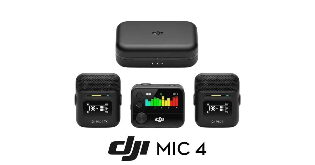 DJI Mic 4：音声革命を起こす次世代ワイヤレスマイクの魅力と