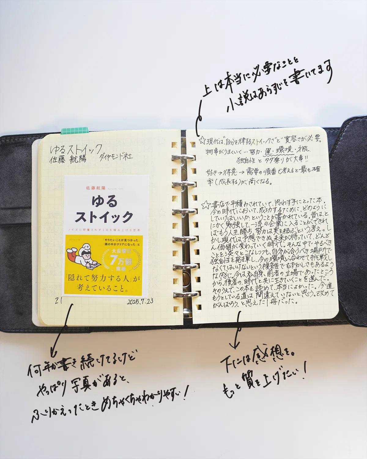 3年前から書き始めた読書ノートのいま｜まみち