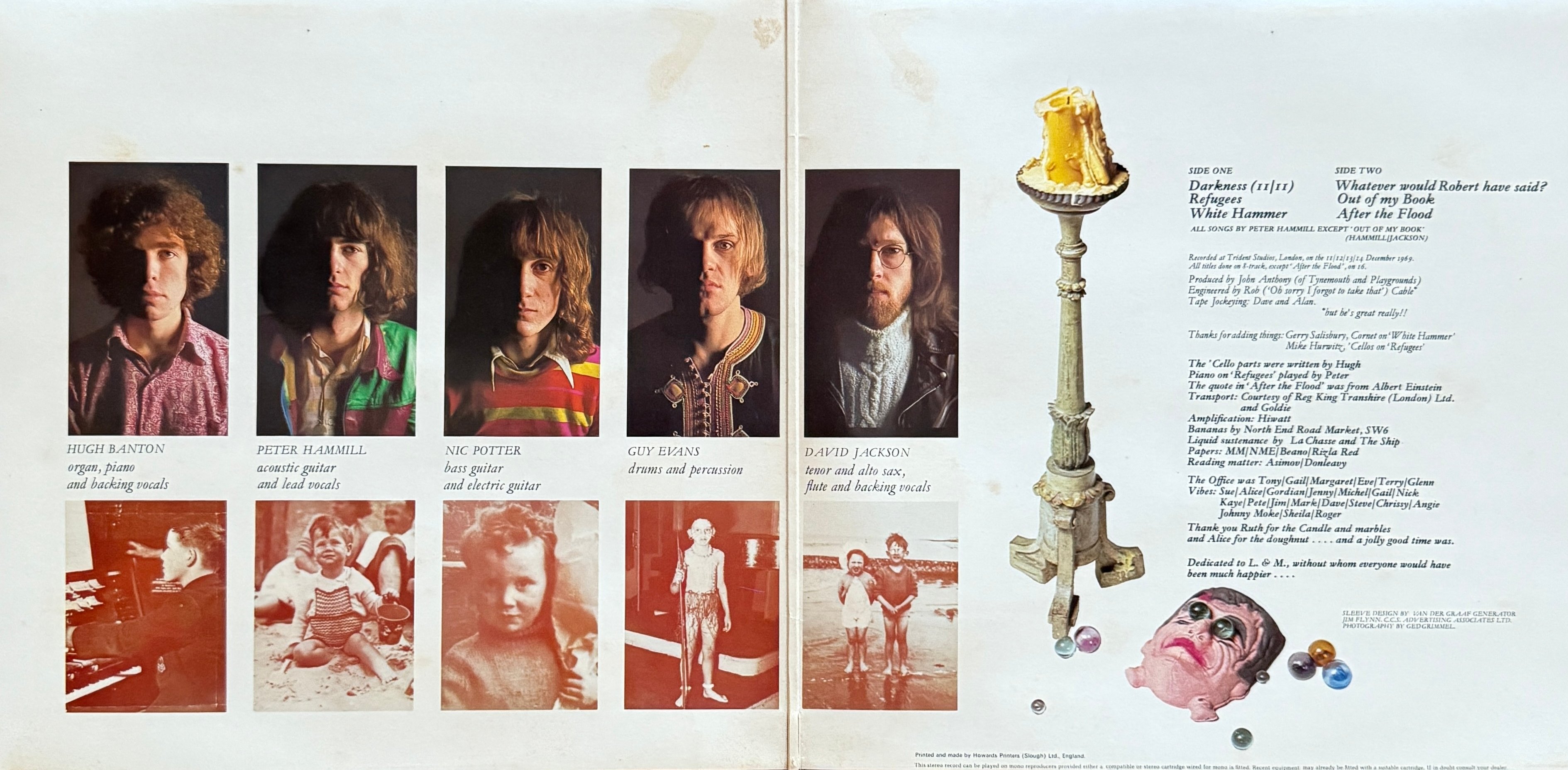 【アナログＬＰ●貴重な日本盤】ピーター・ハミル／フールズメイト　VDGG アナログLP○貴重な日本盤】ピーター・ハミル／フールズメイト