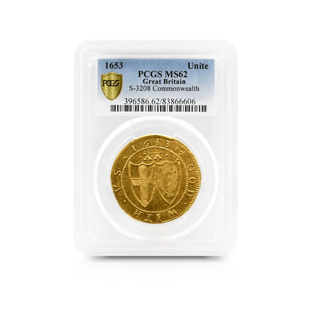 最高鑑定)太陽王 ルイ14世 銅メダル 1652年 PCGS MS64BN 1653 コモンウェルス ユナイト金貨 PCGS MS62 S-3208|小川竜一
