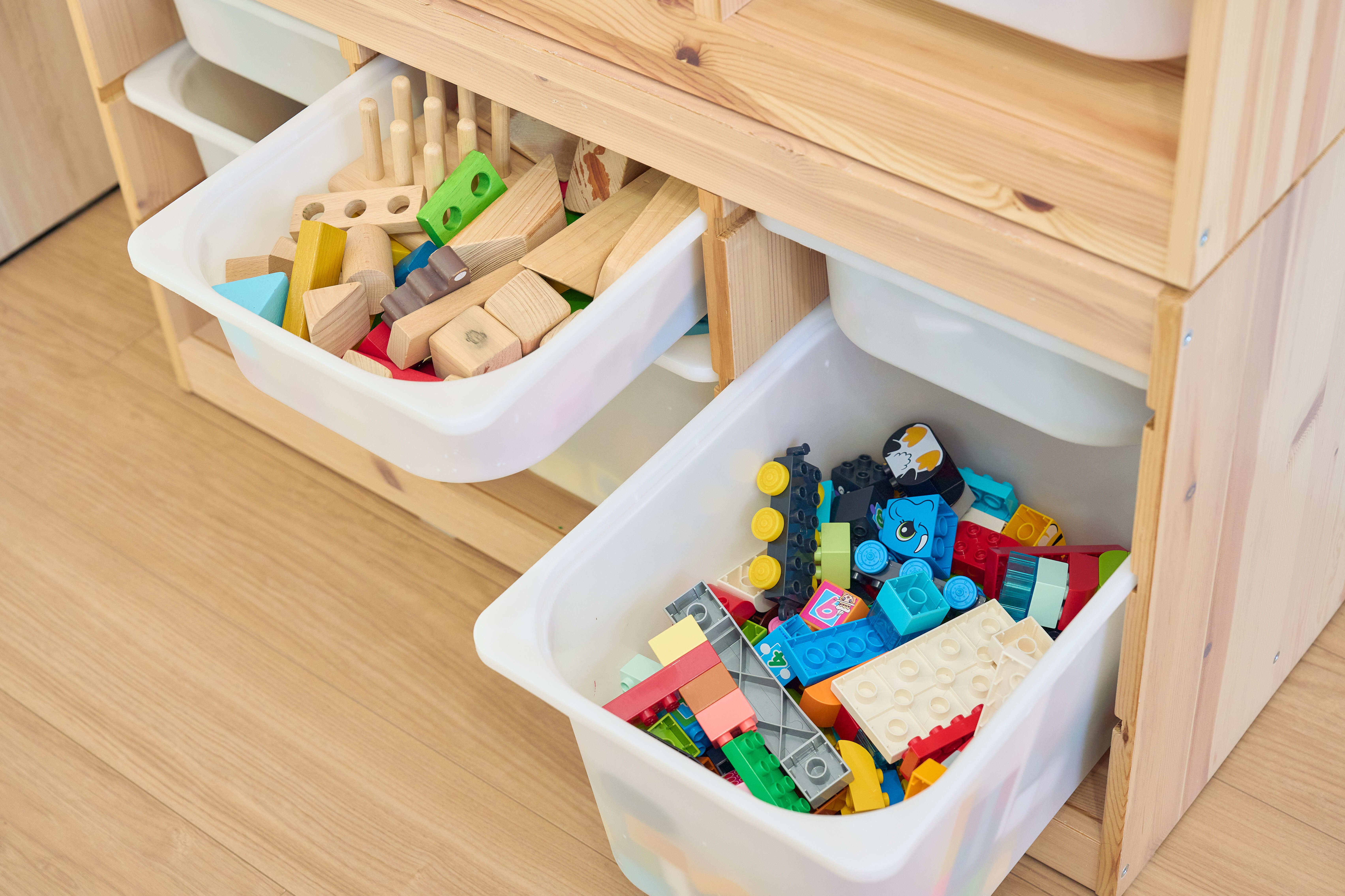 IKEA トロファスト２つ IKEAトロファスト2段に重ねてみた｜メイ