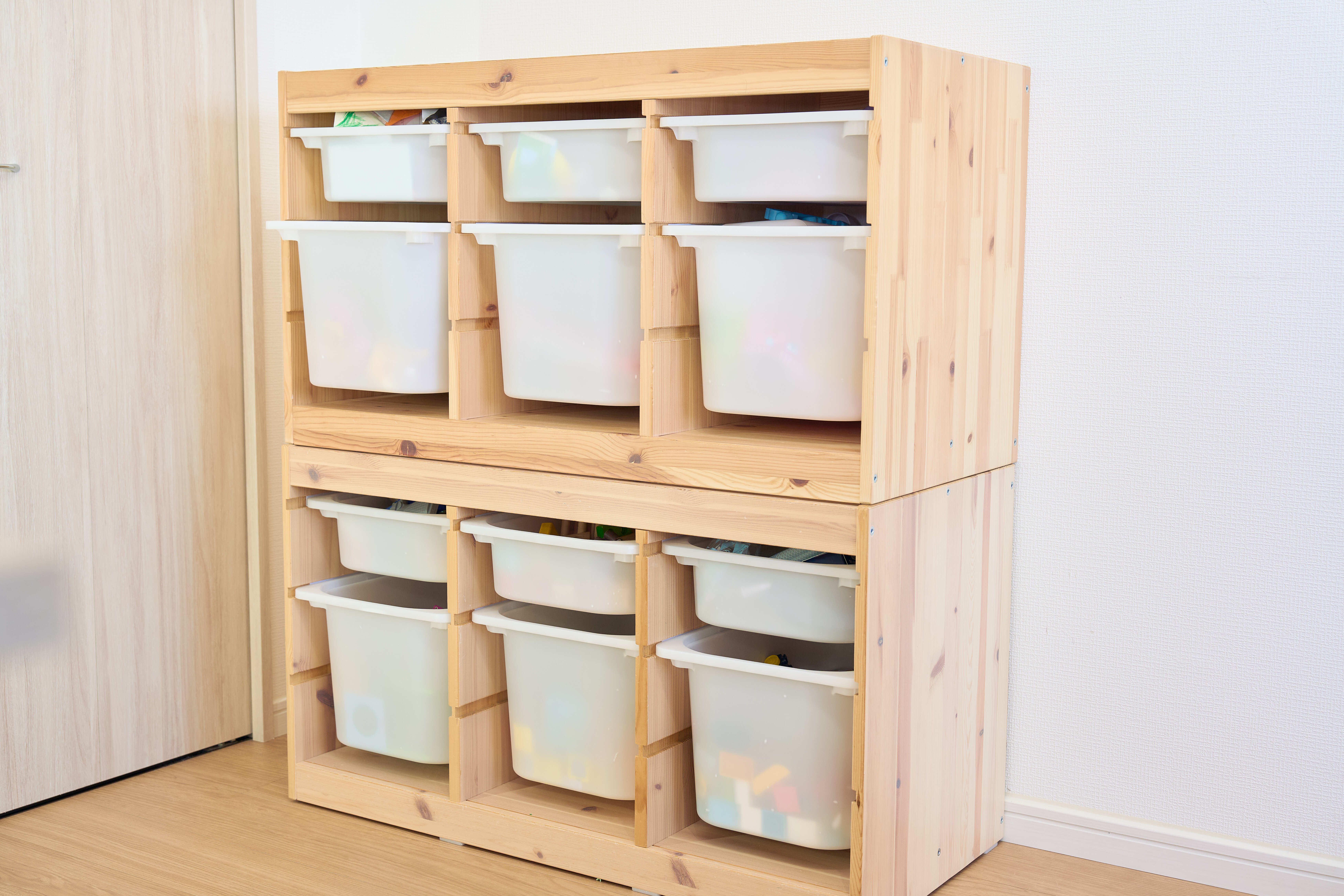 IKEA TROFAST イケア トロファスト 2点セット IKEAトロファスト2段に重ねてみた｜メイ