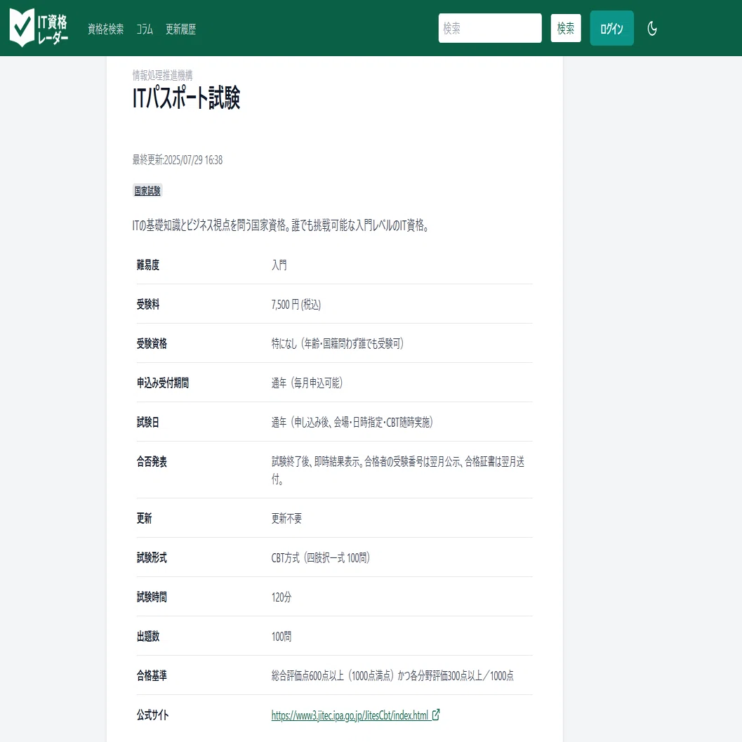 IT資格情報検索サイト「IT資格レーダー」β版公開｜インター・ラボ株式会社