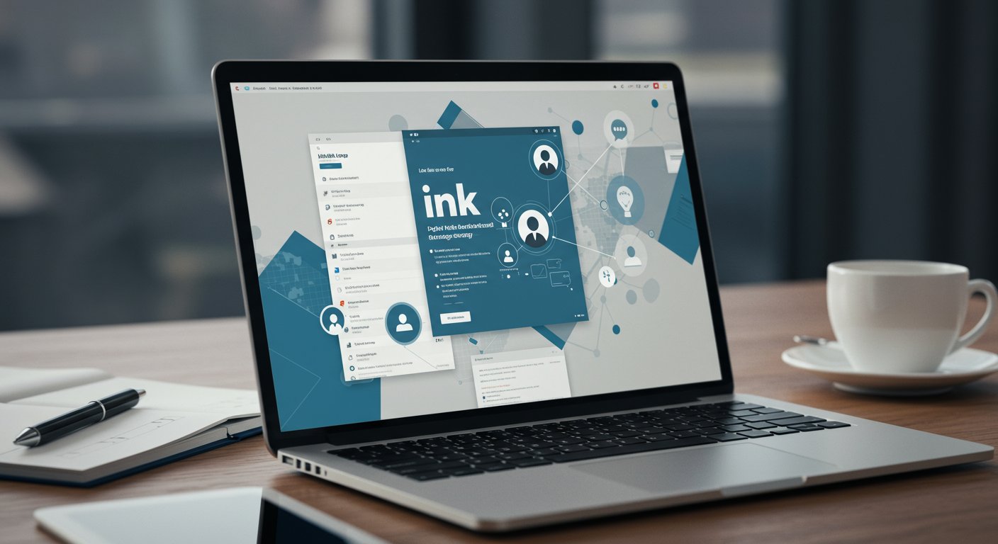 LinkedInを活用したプロフェッショナル人材採用の図