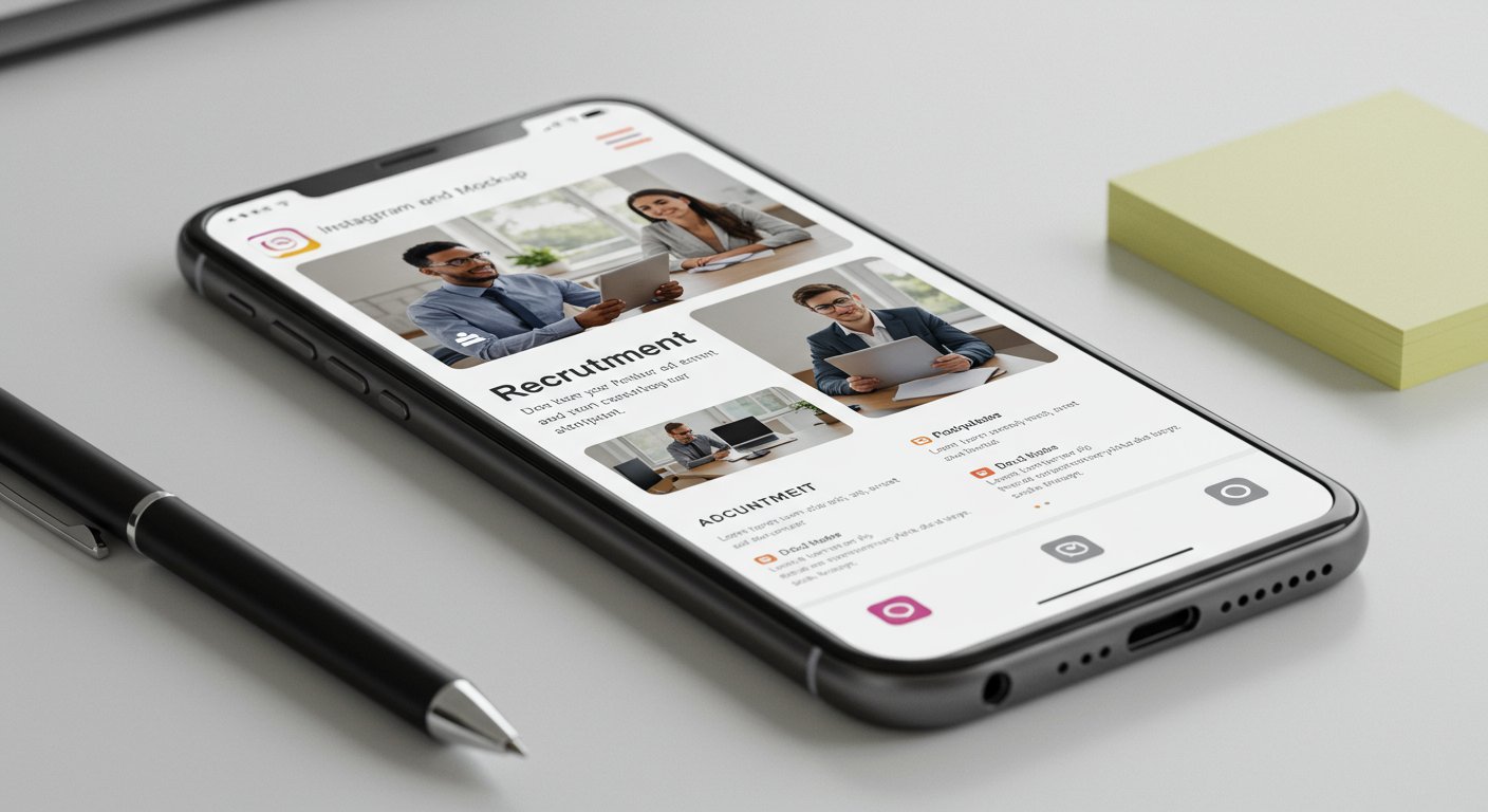 Instagramを活用した採用広告の例