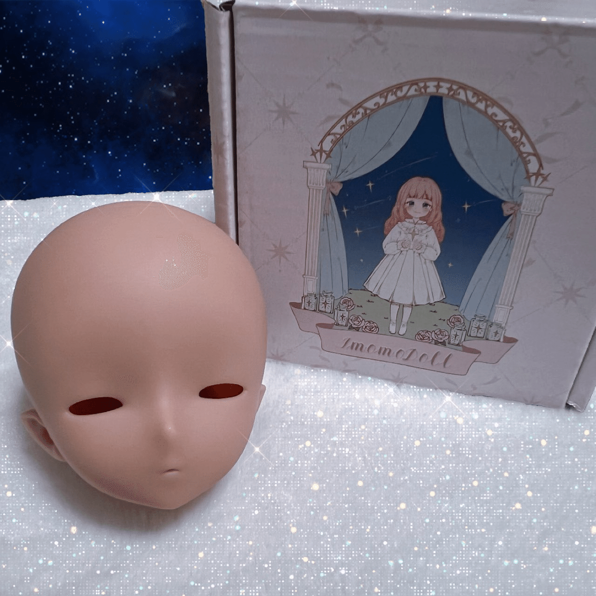 imomodoll イモモドールEmptysleepingヘッド チョコ肌4個 Imomodoll 1/4ドールボディ2.0Ver 肉肉兎ボディ チョコレート肌