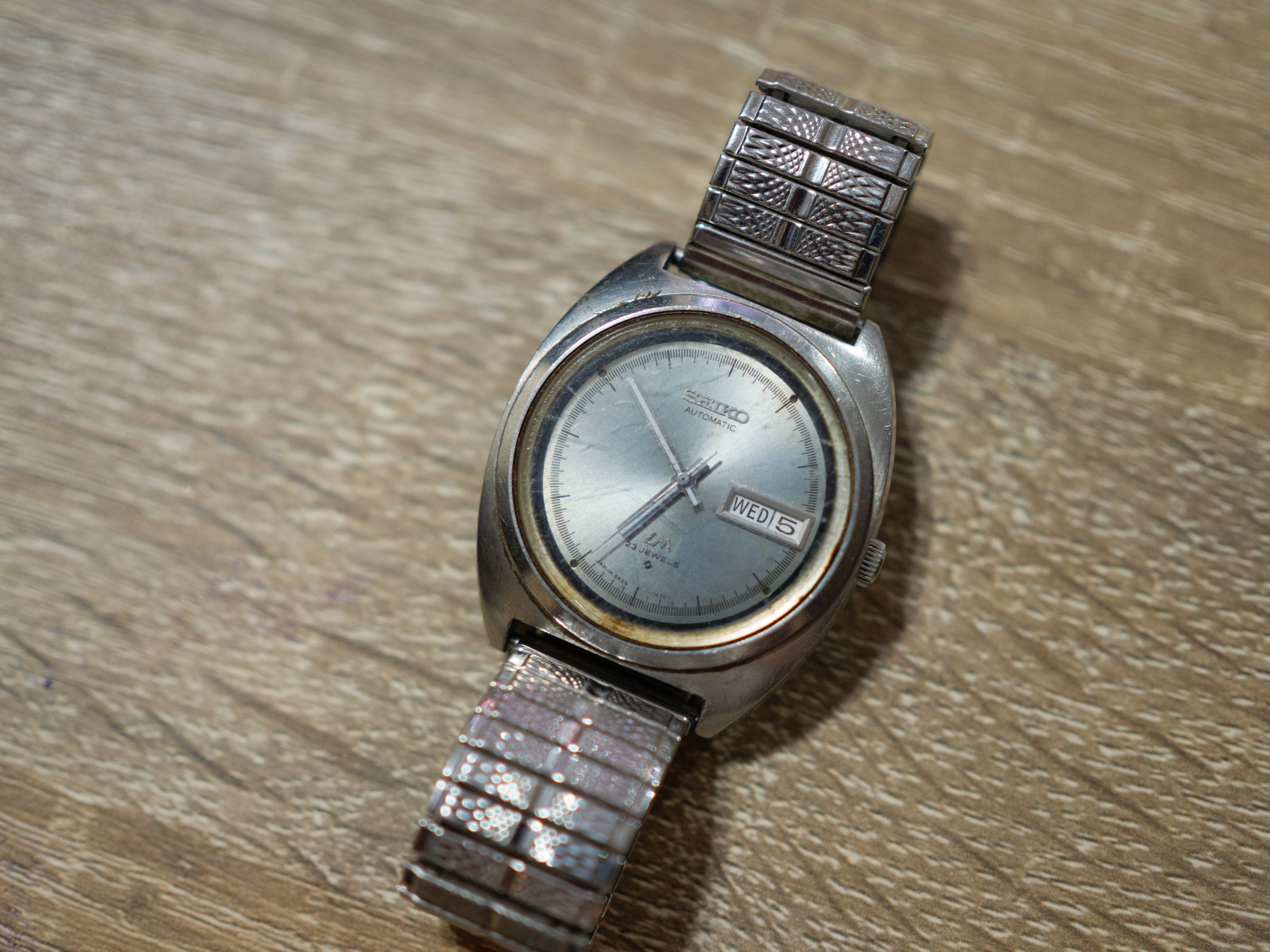 SEIKO LM 1971年製 今月7個目 部分分解、調整、組み立て