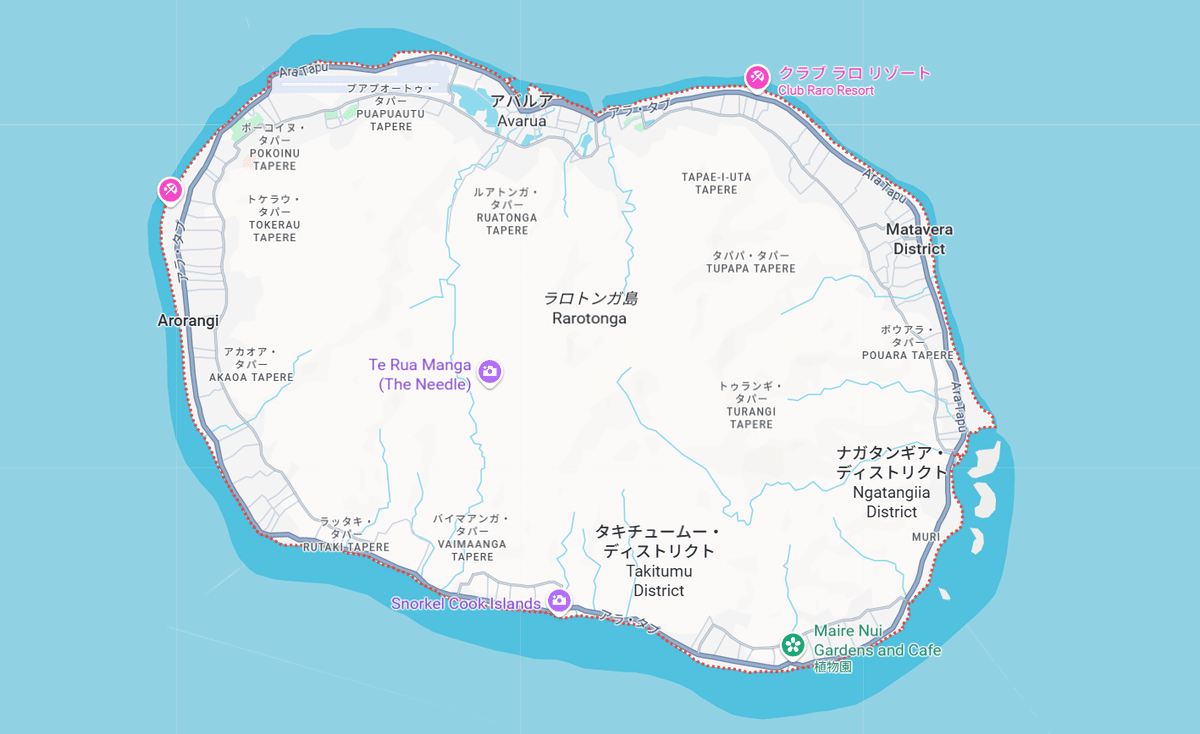 クック諸島探訪記｜からまりからまる