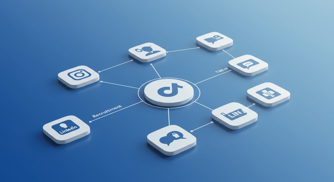 多様なSNSプラットフォームを活用した採用戦略