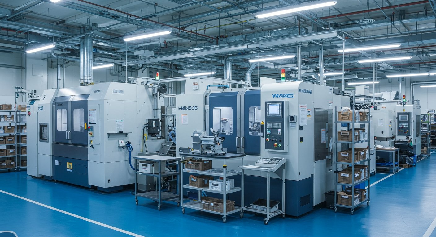 製造現場での若手社員の活躍を撮影するイメージ