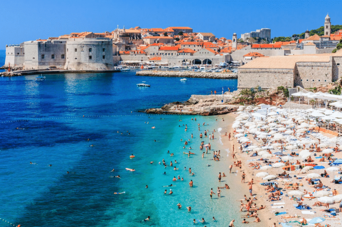 油絵　クロアチア　ドブロブニク　アドリア海の真珠　原画 油絵クロアチアドブロブニクアドリア海の真珠原画