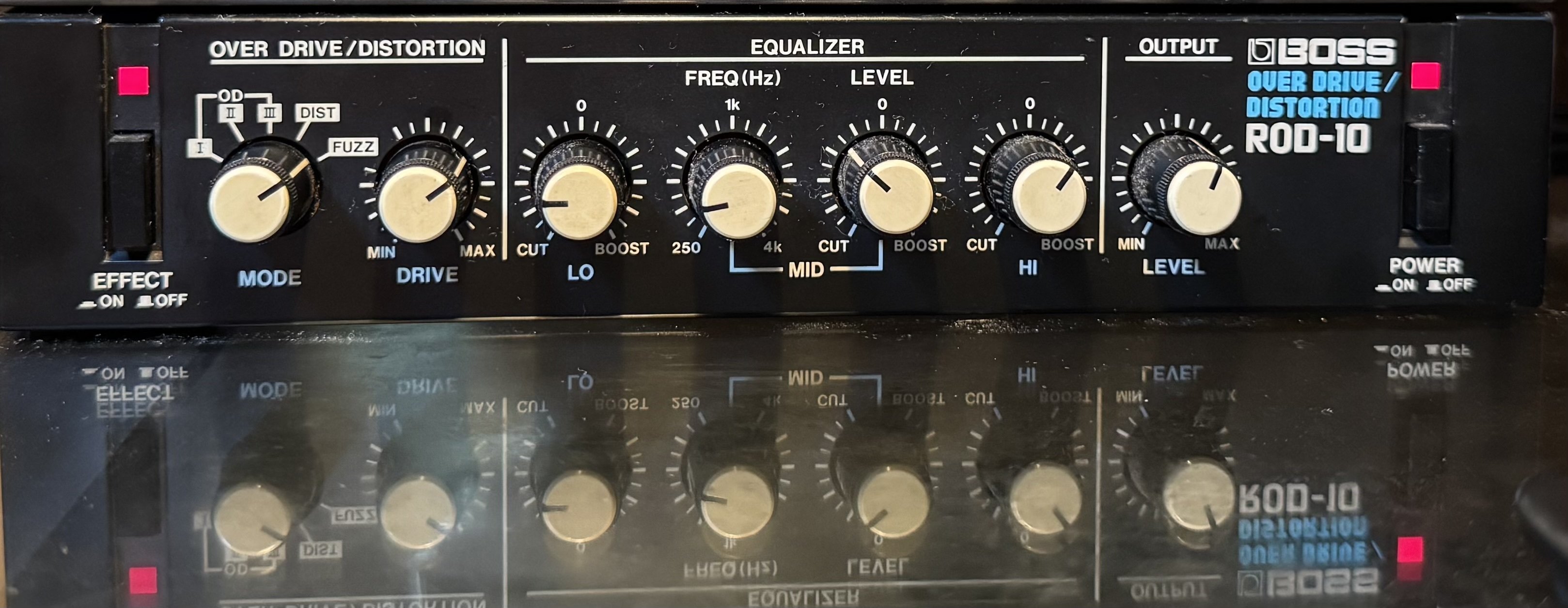 BOSS ROD-10 ギターエフェクター 完動品 BOSS ROD-10 Over Drive Distortion Micro Rack Guitar Effects