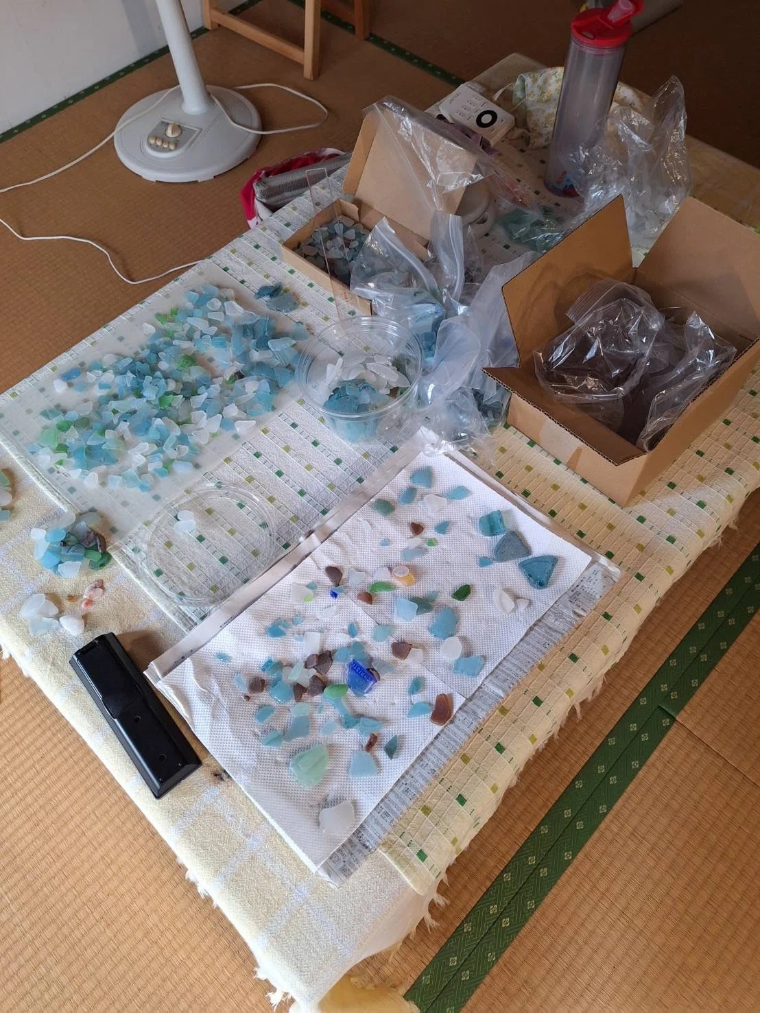Sea glass collected by my mother 1｜Amore☆VA' DOVE TI PORTA IL
