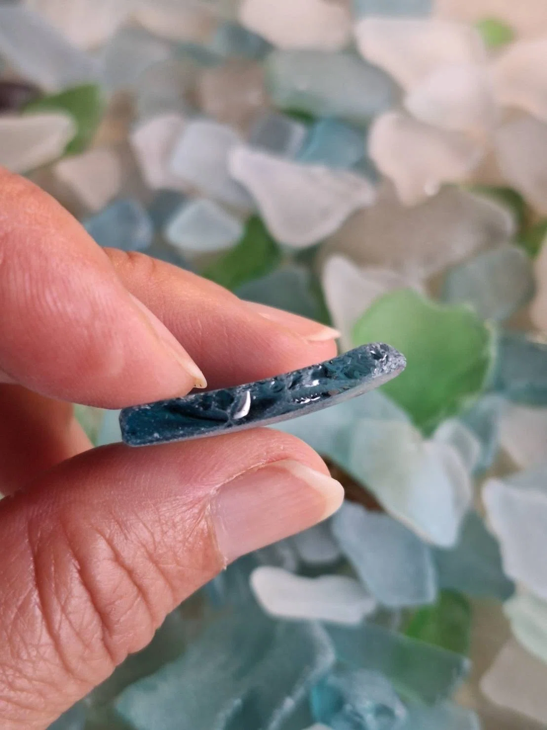 Sea glass collected by my mother 1｜Amore☆VA' DOVE TI PORTA IL