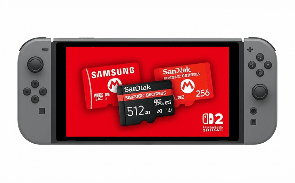 switch2本体＋SamsungSDカード SanDisk？Samsung？Nintendo Switch 2におすすめの純正microSD