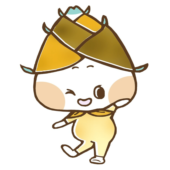 雨のあとに「のこっ🌱」うごたけちゃん誕生！広報キャラたけのこ職員の