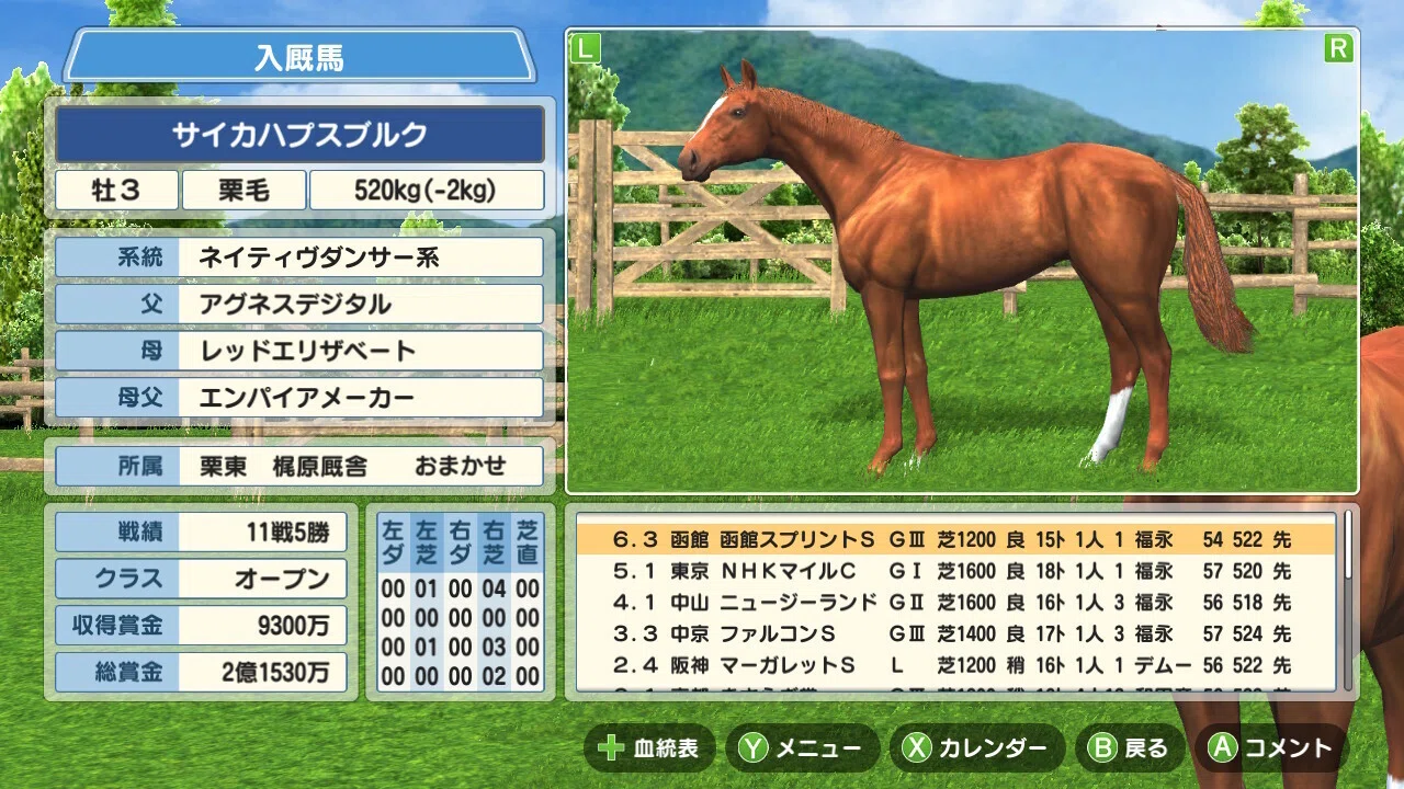 ゲームプレイ日記】-ダービースタリオン(switch版)⑮-｜御坂晴海
