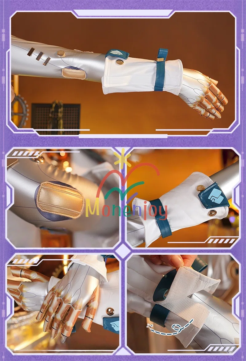 Monenjoy 原神 イネファ コスプレ衣装 Ineffa ロボット 完全再現セット