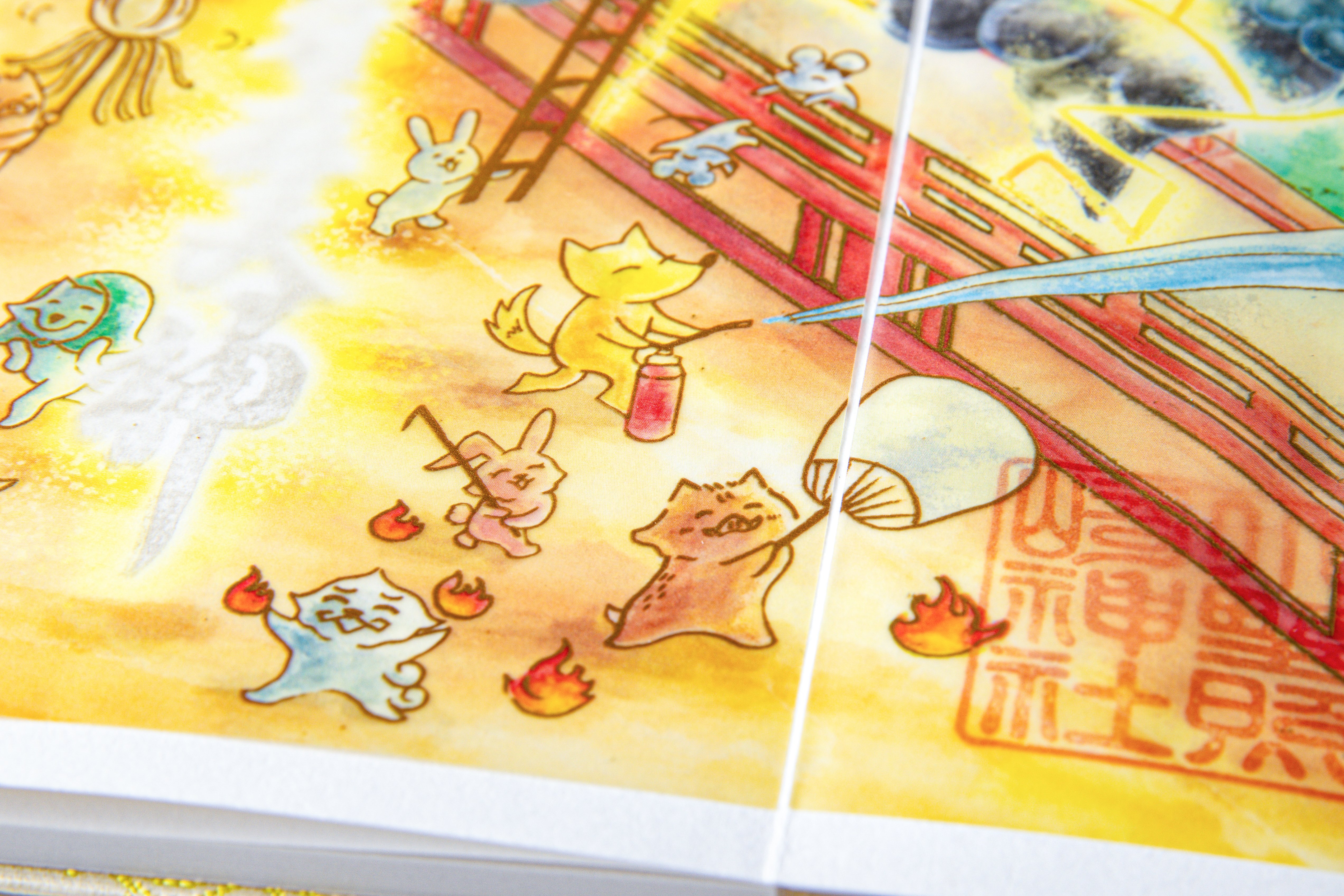 期間限定特価！ 朱印『光琳』 額付 菊の図 期間限定特価！ 朱印『光琳