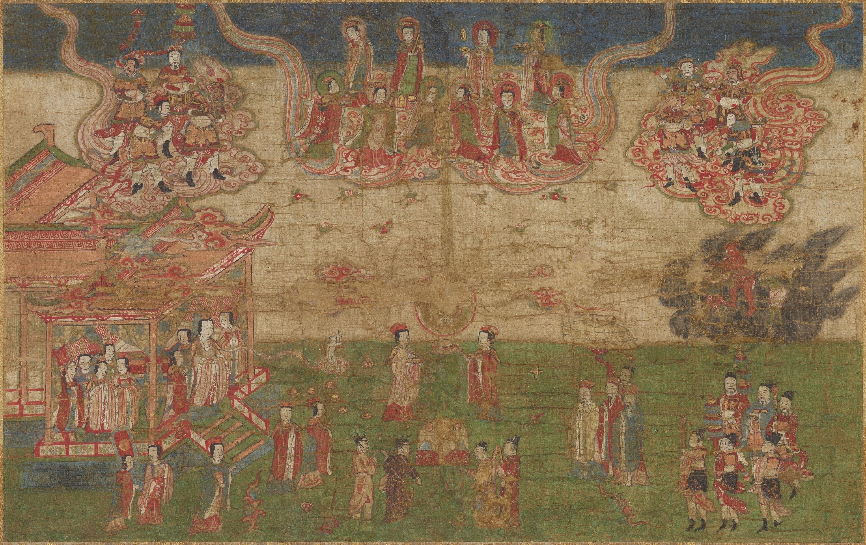 摩尼誕生図──釈迦誕生図と見まがう、マニ教絵画の貴重作｜ごんべnote