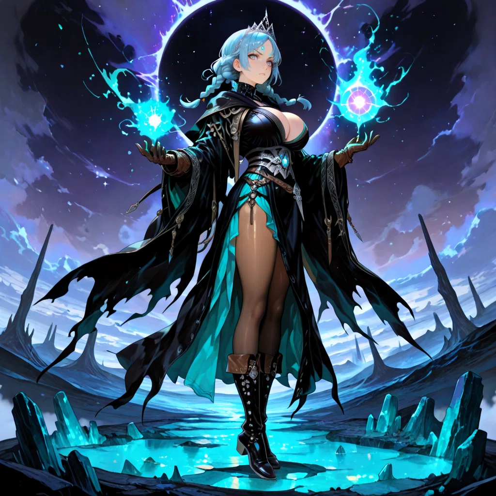 StableDiffusion、ファンタジーキャラジェネレーター③魔法使い女｜およよ