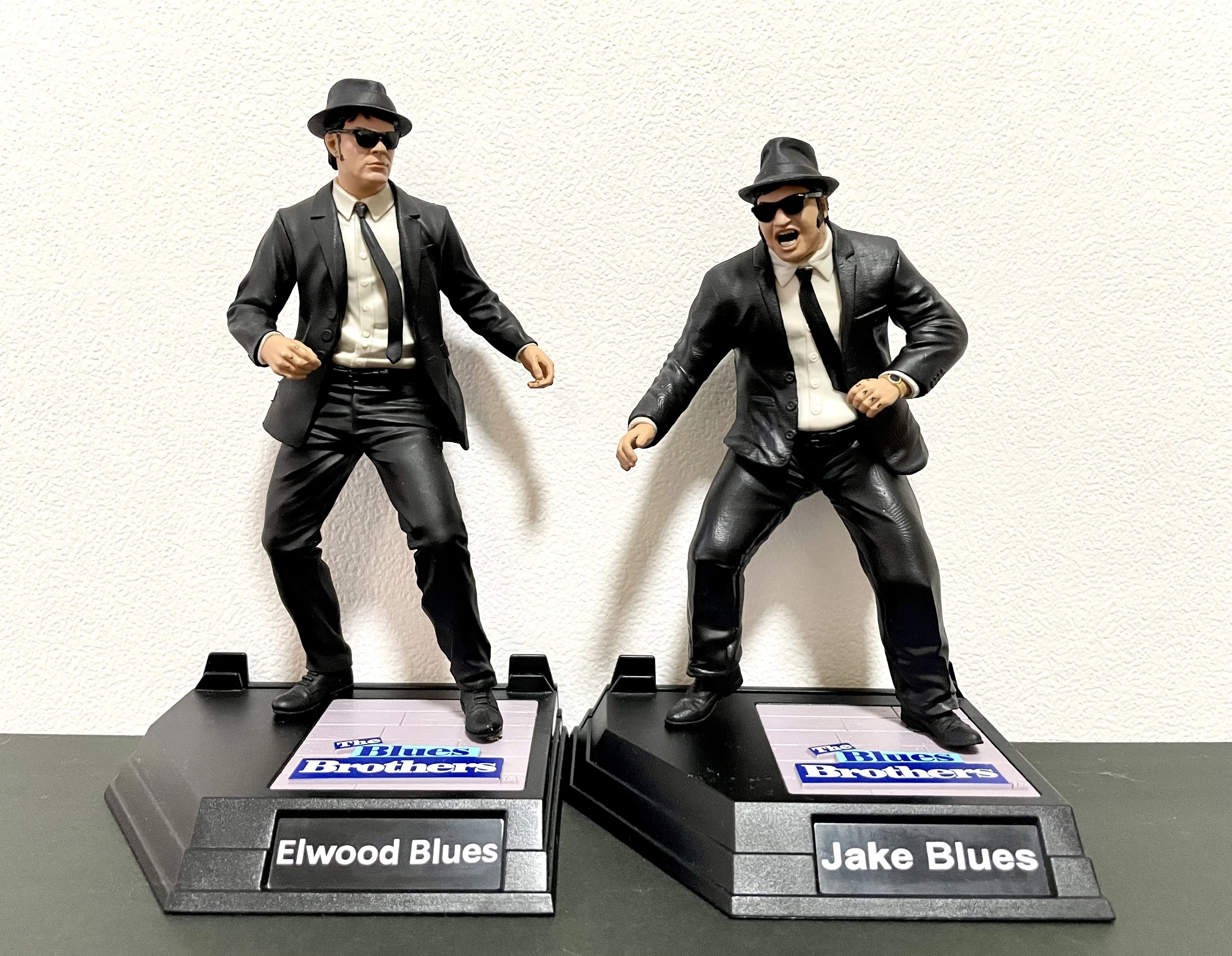【未開封】ブルースブラザーズ キーホルダー 2体セット ジェイク＆エルウッド Jake ブルースブラザーズ フィギュア 未開封 ブルースブラザーズ