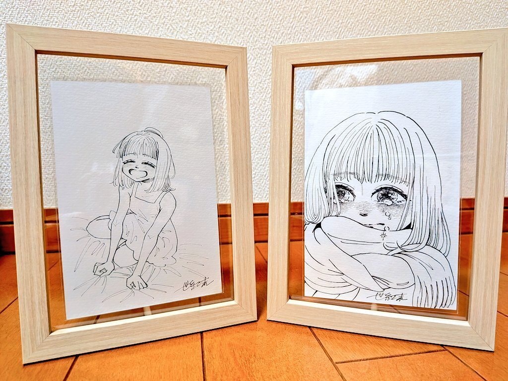ドローイング展にて初めて絵を買う｜ちくわ