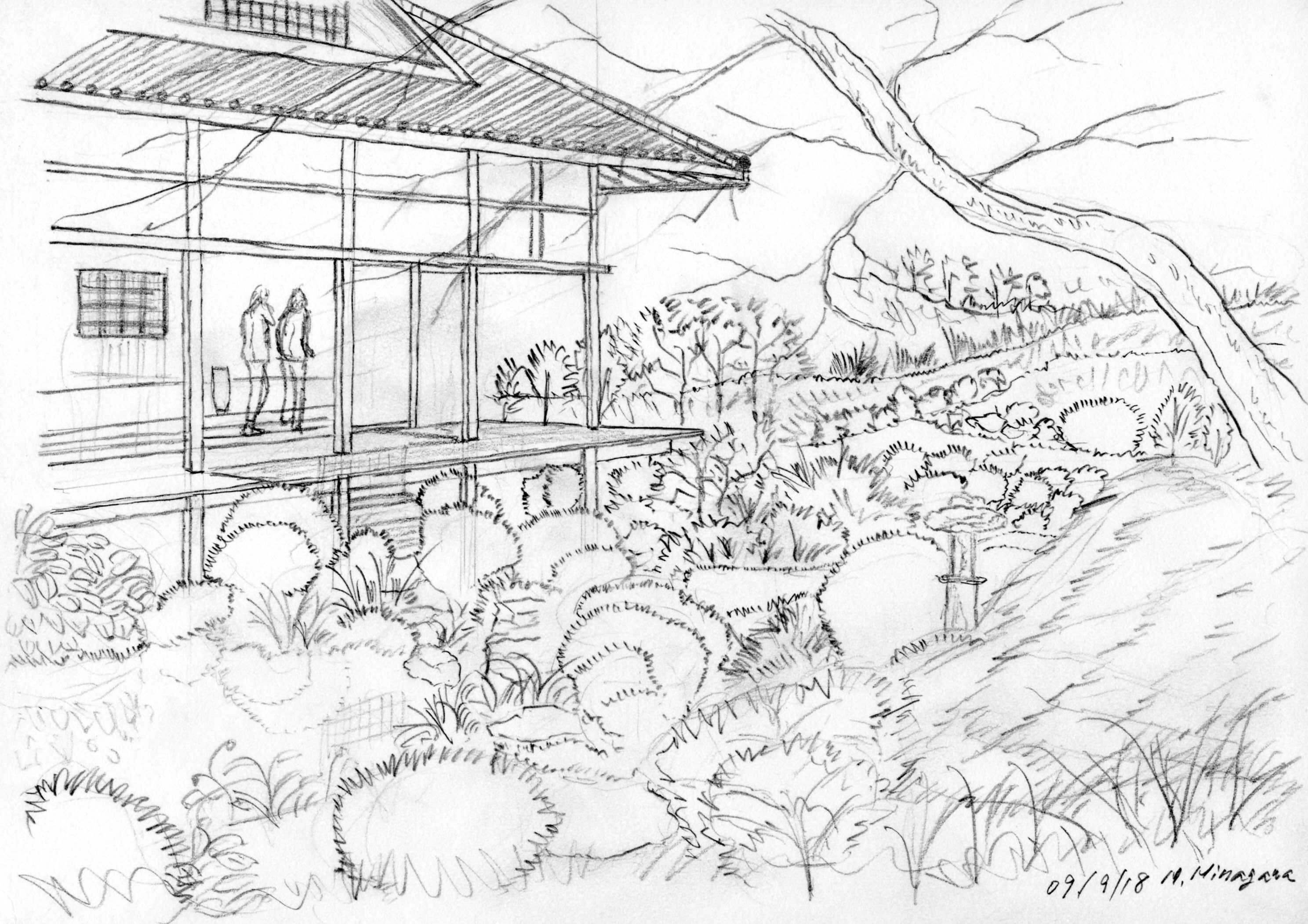 水彩画集 三渓園、横浜｜minatororo