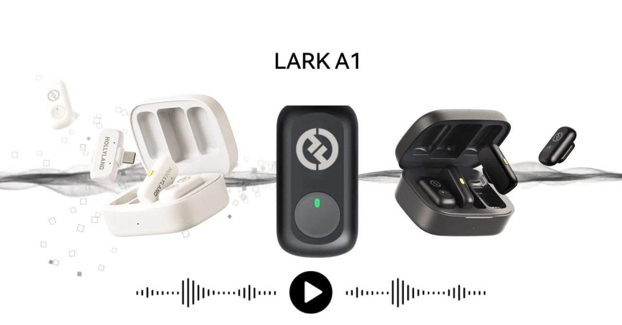 【美品】HOLLYLAND LARK A1 Lightning ワイヤレスマイク Hollyland、ワイヤレスマイク「LARK A1」を発売〜48kHz/24ビットの高音